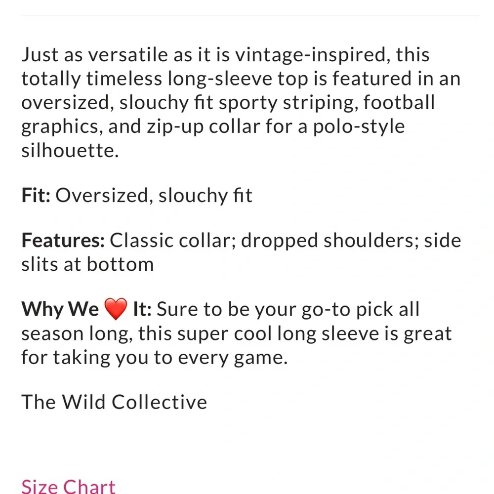 Free People NFL Half Zip Top - Picture 6 of 6